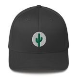 Cactus Flexfit - Green on White